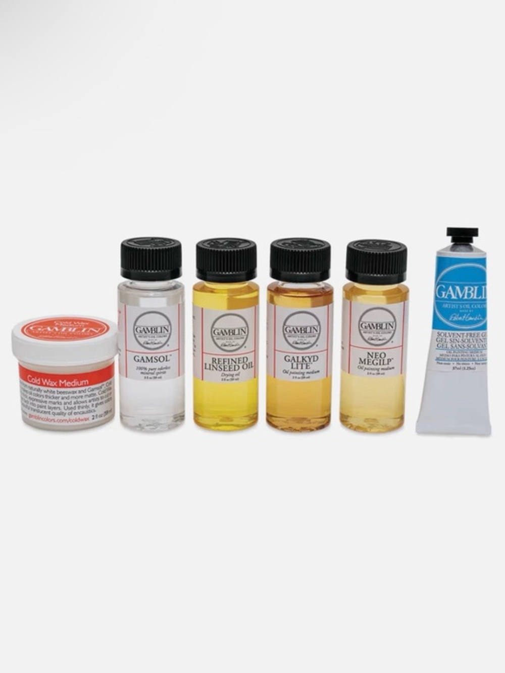 Gamblin Oil Painting Must Haves Mediums Set 6-Piece by Gamblin Artists Colors